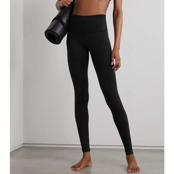 ALO High-Waisted Airbrush Leggings in Black - Picture 1 of 3